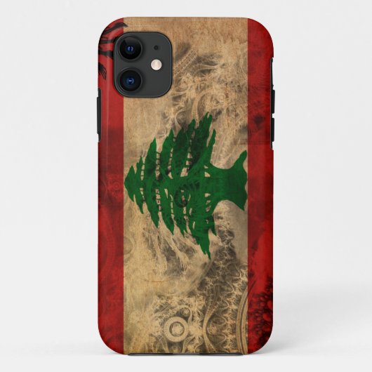 Libanese vlag Case-Mate iPhone case (Achterkant)