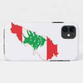 Libanese vlag Case-Mate iPhone case (Achterkant (horizontaal))