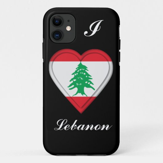 Libanese vlag Case-Mate iPhone case (Achterkant)