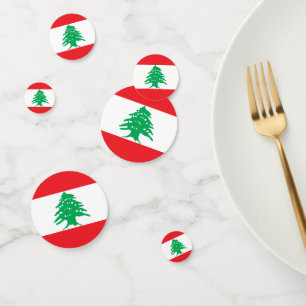 Libanese vlag confetti