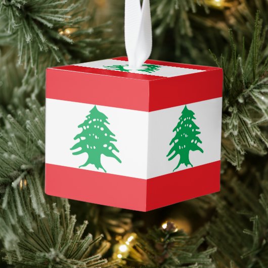 Libanese vlag decoratie (Boom)