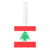Libanese vlag decoratie (Voorkant)