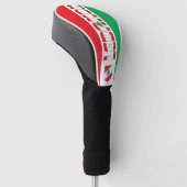 Libanese vlag: een prachtig patriottisch golfheadcover (Schuin)