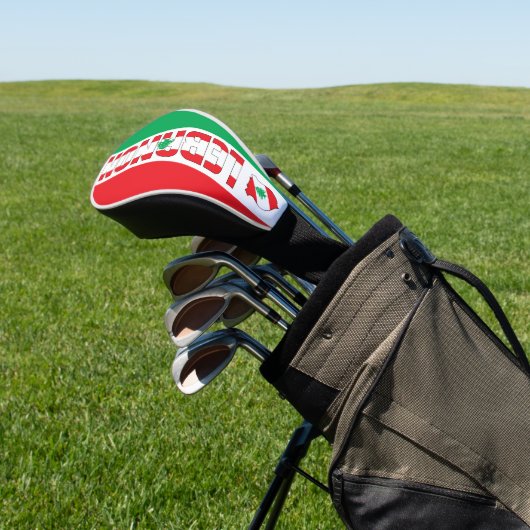 Libanese vlag: een prachtig patriottisch golfheadcover (Insitu)