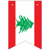 Libanese vlag en partij Libanon banners / bruiloft (Tweede vlag)