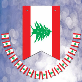 Libanese vlag en partij Libanon banners / bruiloft