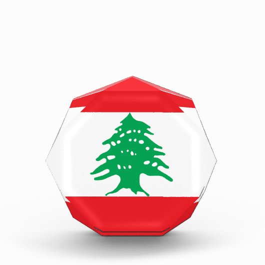 Libanese vlag fotoblokken (Voorkant)