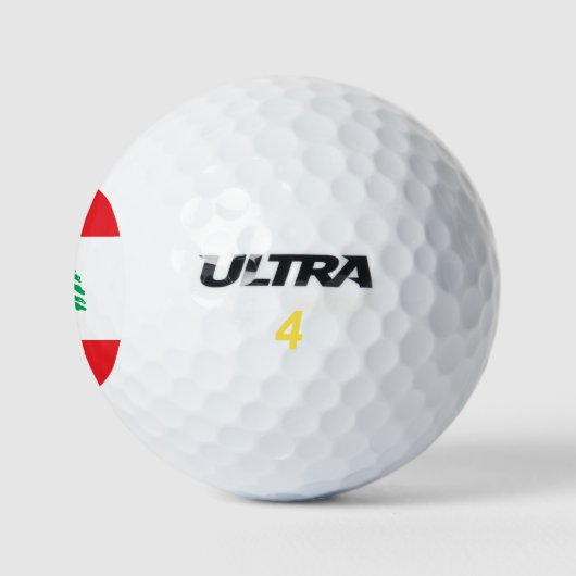 Libanese vlag golfballen (Logo)