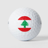 Libanese vlag golfballen (Voorkant)