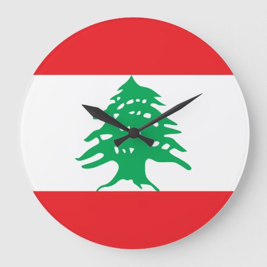 Libanese vlag grote klok (Voorkant)