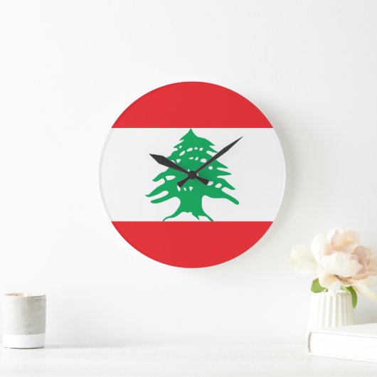 Libanese vlag grote klok (Huis)