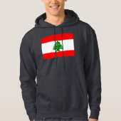 Libanese vlag hoodie (Voorkant)