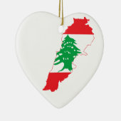 Libanese vlag keramisch ornament (Rechts)