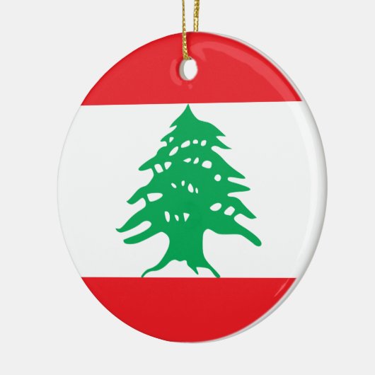 Libanese vlag keramisch ornament (Links)