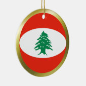 Libanese vlag keramisch ornament (Rechts)