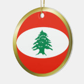 Libanese vlag keramisch ornament (Links)