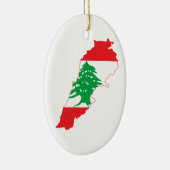 Libanese vlag keramisch ornament (Rechts)