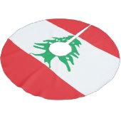 Libanese vlag kerstboom rok (Gekanteld)
