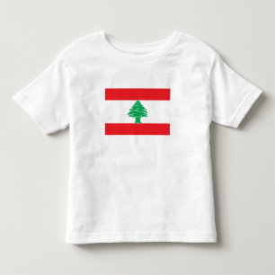 Libanese vlag kinder shirts
