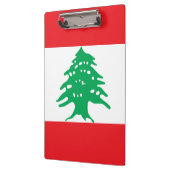 Libanese vlag klembord (Links)