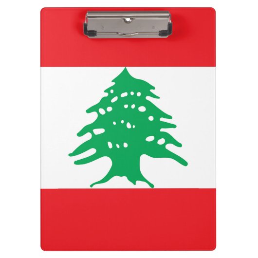 Libanese vlag klembord (Voorkant)