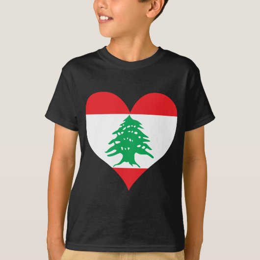 Libanese vlag kopen t-shirt (Voorkant)