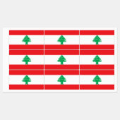 Libanese vlag labels (Vel)