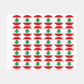 Libanese vlag labels (Vel)