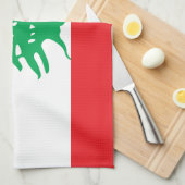 Libanese vlag & Libanese koken, mode/sport Theedoek (Quarter Fold)