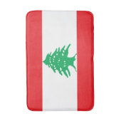 Libanese vlag (Libanese vlag) Badmat (Voorkant Verticaal)