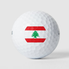 Libanese vlag (Libanese vlag) Golfballen