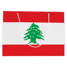 Libanese vlag (Libanese vlag) Groot Cadeauzakje
