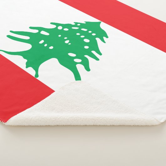Libanese vlag (Libanese vlag) Sherpa Deken (3/4)