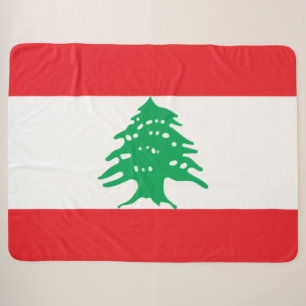 Libanese vlag (Libanese vlag) Sherpa Deken
