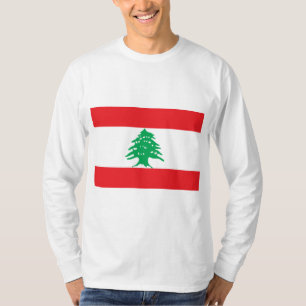 Libanese vlag (Libanese vlag) T-shirt