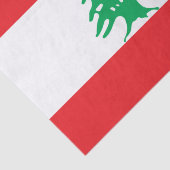 Libanese vlag (Libanese vlag) Tissuepapier (Detail)