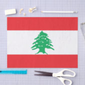 Libanese vlag (Libanese vlag) Tissuepapier (Craft)