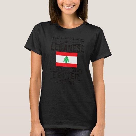 Libanese vlag Libanon Libanon Libanese koninklijke T-shirt (Voorkant)