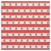Libanese vlag & Libanon Trendy Fabric/mode Stof (Swatch)