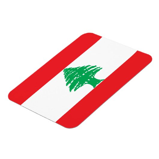 Libanese vlag magneet (Linkerzijde)