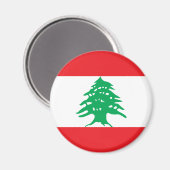 Libanese vlag Magnet (Voorkant / Achterkant)
