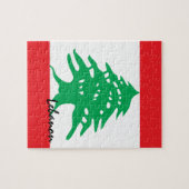 Libanese vlag & Midden-Oosten - puzzels/sportfans Legpuzzel (Horizontaal)