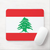 Libanese vlag muismat (Met muis)