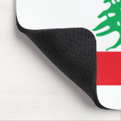 Libanese vlag muismat (Hoek)