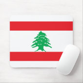 Libanese vlag muismat (Met muis)