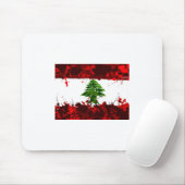 Libanese vlag muismat (Met muis)