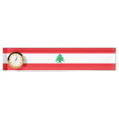 Libanese vlag naambordje (Voorkant)