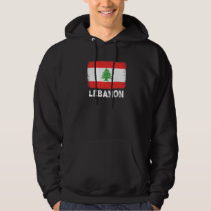 Libanese vlag ondersteunt Libanese volk Vrouwen Ma Hoodie