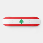 Libanese vlag persoonlijk skateboard (Horizontaal)