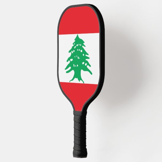 Libanese vlag pickleball paddle (Links)